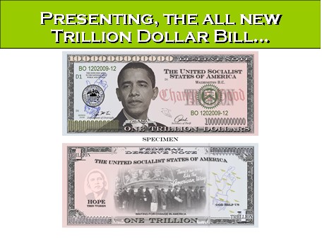 one billion 1,000,000,000 bucks buck dollars dollar denomination bill obama federal reserve fraud