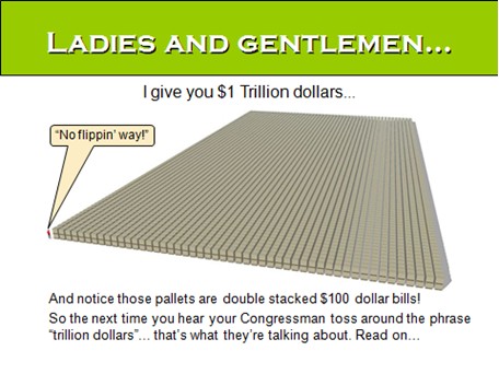 one trillion 1,000,000,000,000 10000000000000 10x13 bucks buck dollars dollar denomination