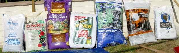 7 different kinds of composted materials