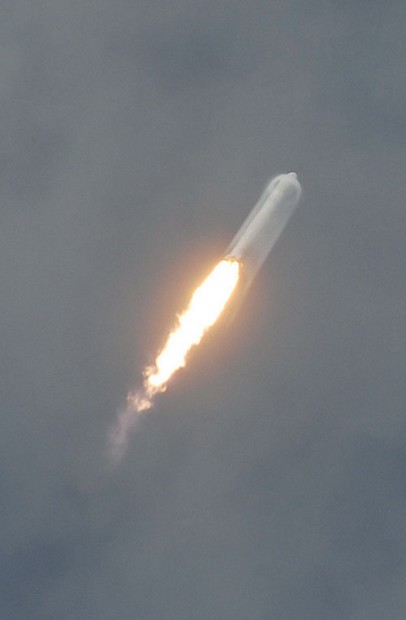Falcon 9 breaking the sound barrier